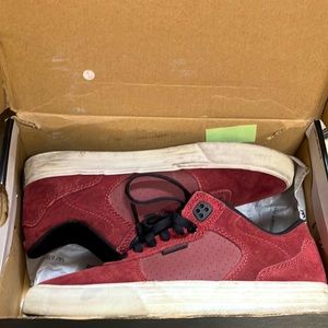 Supra Ellington Vulc size 8.5 burgundy